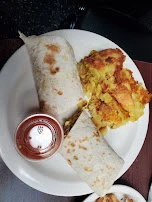 Breakfast Burrito and Home Fries