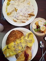 Mushroom Swiss Omelet